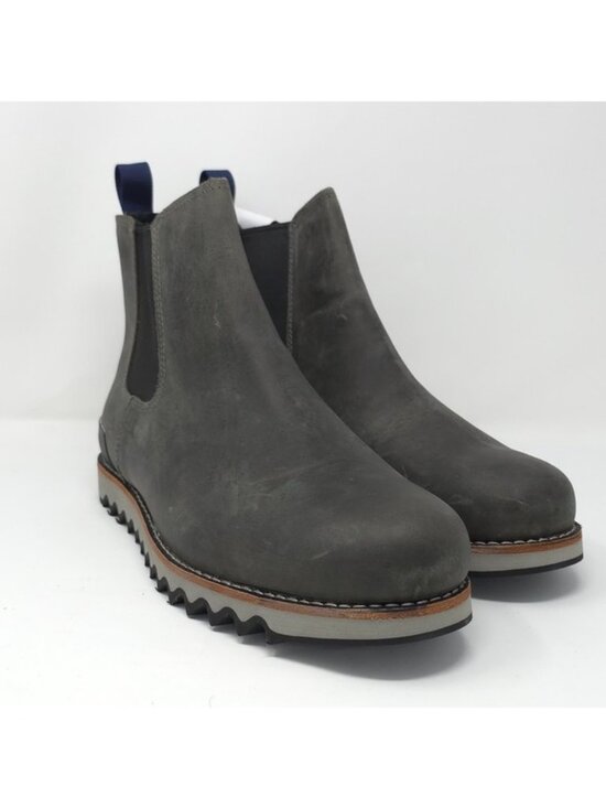 Territory Yellowstone Grey Waterproof Leather Chelsea Boots 11.5W main image 9